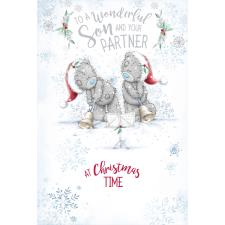 Wonderful Son & Partner Me to You Bear Christmas Card Image Preview